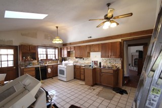 With Kitchen Cabinets